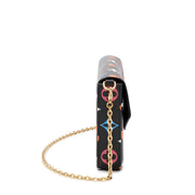Louis Vuitton
Black Multicolor Monogram Coated Canvas Game On Félicie Pochette Gold Hardware, 2020