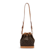 Louis Vuitton
Ebene Monogram Coated Canvas Noe BB Gold-Color Hardware, 2020