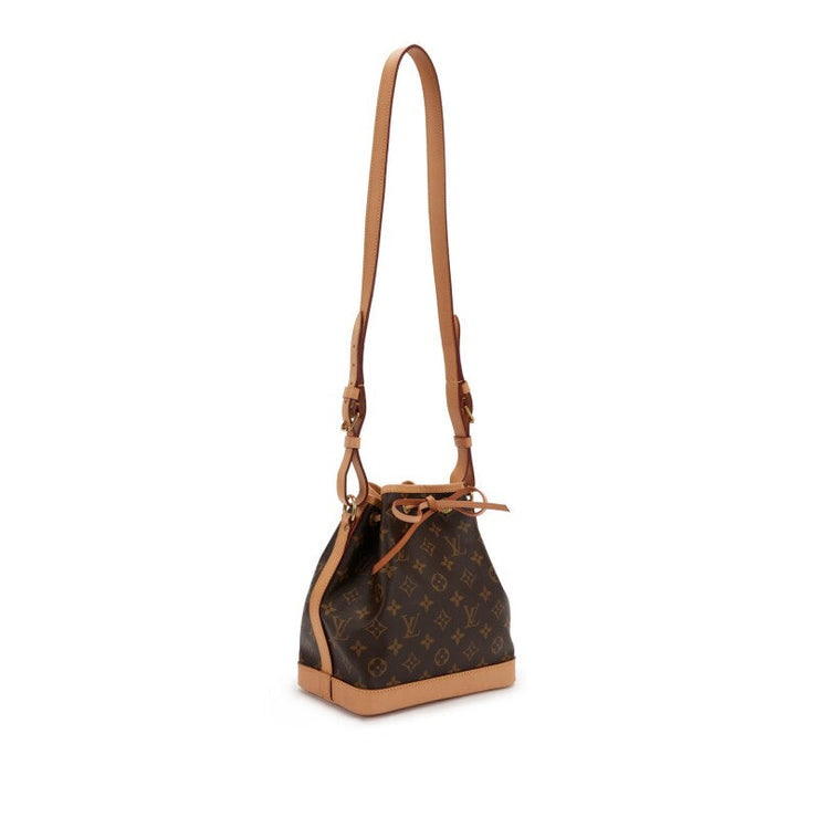 Louis Vuitton
Ebene Monogram Coated Canvas Noe BB Gold-Color Hardware, 2020