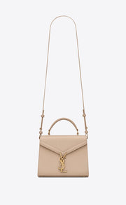 BORSA CASSANDRA MINI IN PELLE GOFFRATA GRAIN DE POUDRE
