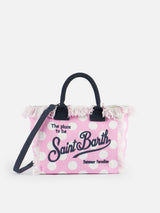 Borsa Colette in tela di cotone a pois