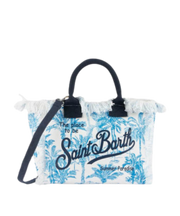 Borsa Colette in tela di cotone Toile de Jouy