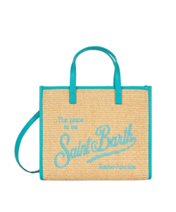 Borsa Midi Vivian in paglia beige